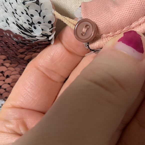 Sequin Striped Crop Top Small GIDDY UP GLAMOUR NWT - Picture 6 of 9